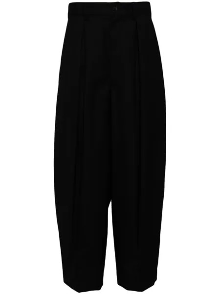 Comme des Garçons Homme шерстяные зауженные брюки, черный