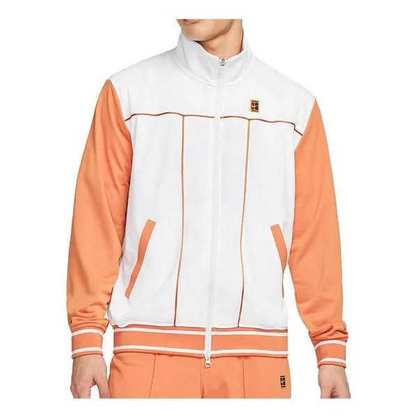 Куртка Men's Nike Retro Casual Colorblock Tennis Sports Jacket Orange, мультиколор