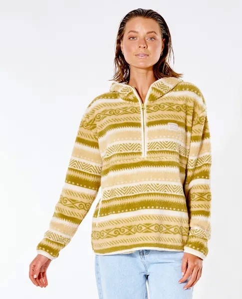 Худи женское Rip Curl OTWAY 1/4 ZIP хаки S