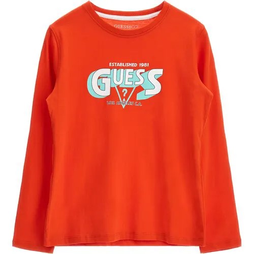 Лонгслив GUESS, размер 170, красный