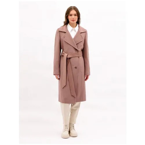 Пальто Trifo, размер 48/170, бежевый, розовый