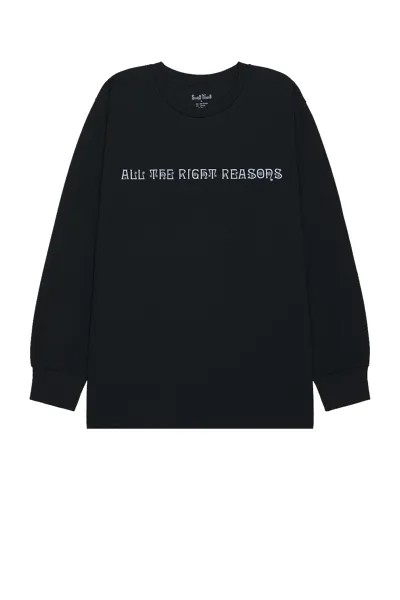 Футболка South2 West8 All The Right Reasons Crew Neck, черный