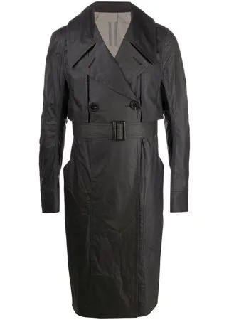 Rick Owens двубортный тренч