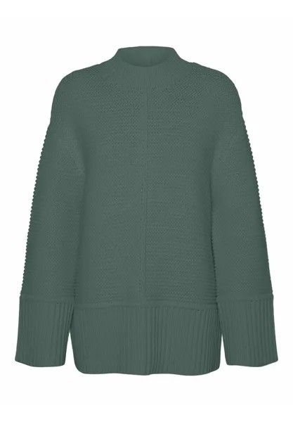 Свитшот Vero Moda VMMIRANDA LS HIGHNECK GA, цвет dark forest