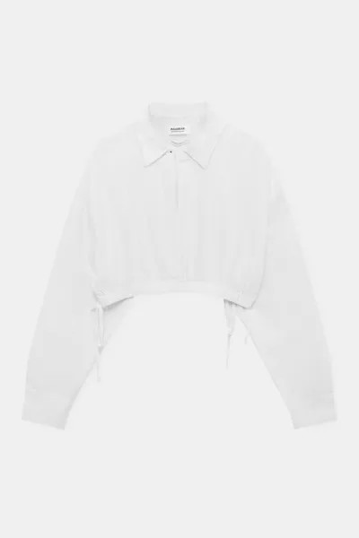 Болеро женское Pull&Bear PUL552149876 белое M. Доставка из-за рубежа.