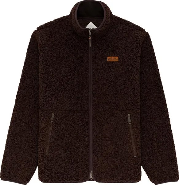 Куртка Aimé Leon Dore Full-Zip Deep Pile Fleece Jacket Hot Fudge, коричневый