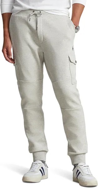 Брюки-джоггеры двойной вязки Polo Ralph Lauren, цвет Light Sport Heather