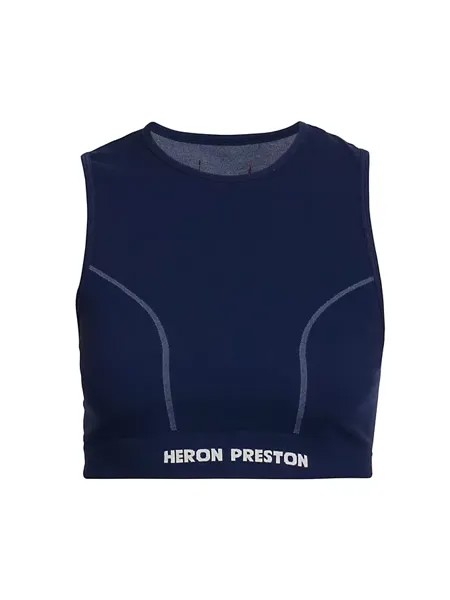 Укороченный топ Active с логотипом Heron Preston, белый