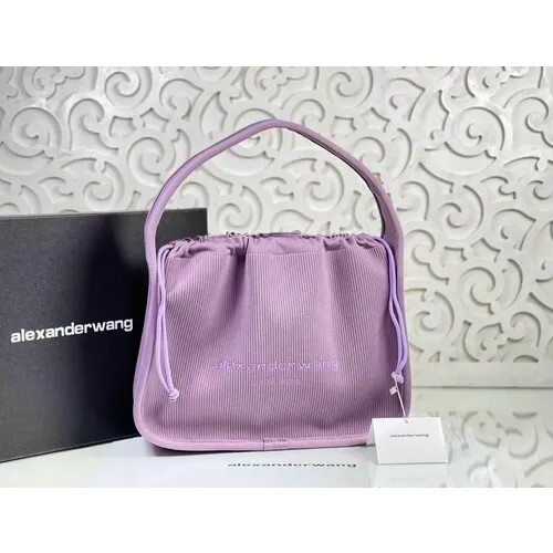 Сумка  торба Alexander Wang спортивная, фиолетовый