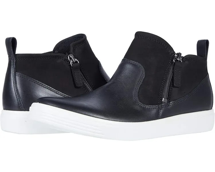 Кроссовки ECCO Soft Classic Bootie, цвет Black/Black