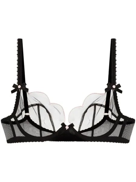 Agent Provocateur бюстгальтер Lorna с фестонами, черный