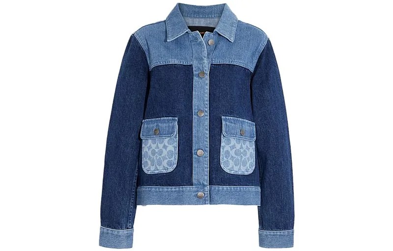 COACH Женская куртка, цвет Blue