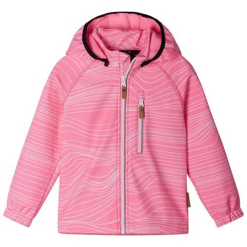 Куртка softshell для активного детская Reima Vantti Neon Pink (Рост:134)