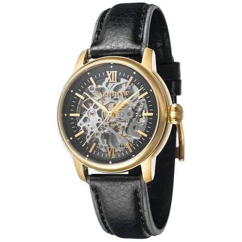 Наручные часы EARNSHAW Skeleton Automatic, черный