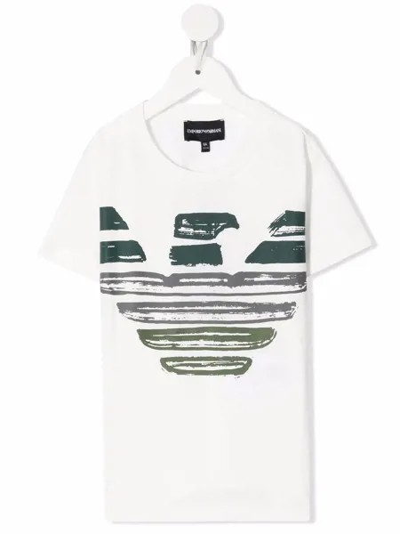 Emporio Armani Kids футболка с логотипом