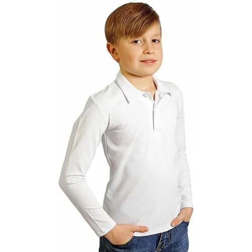 Поло RexTex Базовая коллекция, размер 40, белый