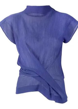 Nina Ricci плиссированная блузка с драпировкой