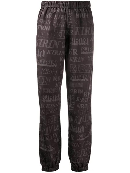 Kirin спортивные брюки с эластичным поясом и логотипом