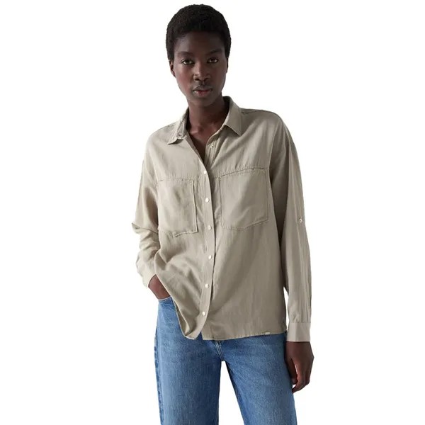 Рубашка Salsa Jeans 21007171 Regular Fit, зеленый