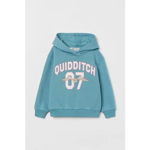 Худи H&M, размер 98/104, бирюзовый