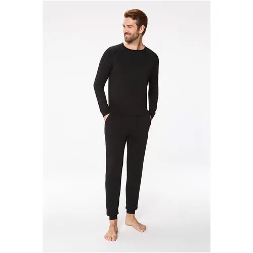 Футболка long sleeve мужская для ASKONA Night Skin сна цвет Черный L