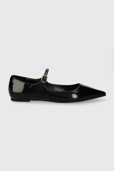 Кожаные балетки Regent Flat Mary Jane Kurt Geiger London, черный