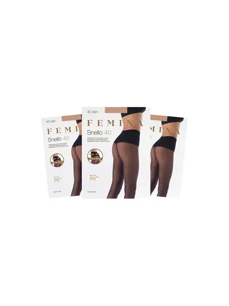 Комплект колготок женских FEMINA Snello 40 бежевых 2 (S)