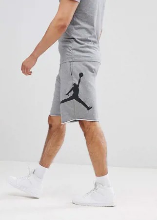 Серые флисовые шорты Nike Jordan Air AQ3115-091-Серый