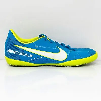 Футбольные бутсы Nike Boys MercurialX Victory VI 921493-400 синие, размер 1,5 года