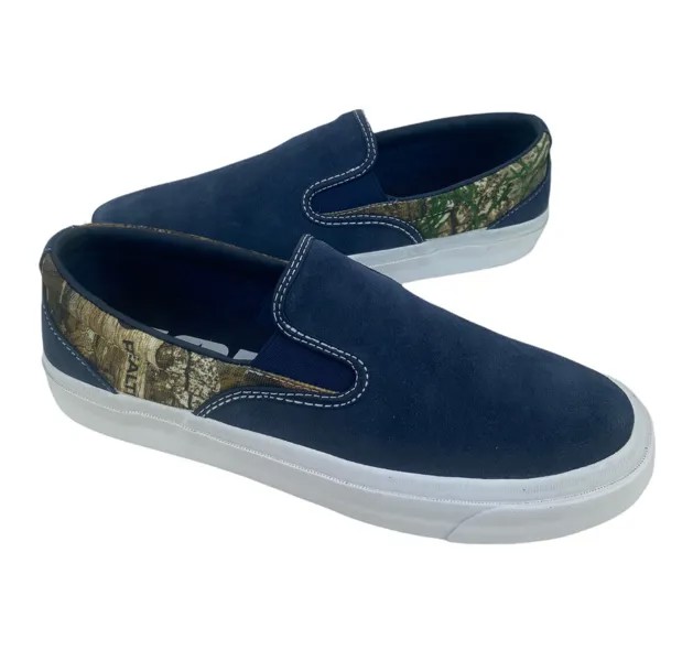 НОВЫЕ мужские замшевые кроссовки Converse One Star CC Slip CONS, синий камуфляж, размер 10,5