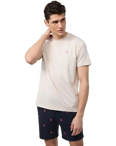 Футболка Psycho Bunny Wasterlo Back Graphic, цвет Natural Linen
