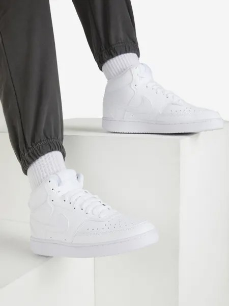 Кеды женские Nike Court Vision Mid, Белый