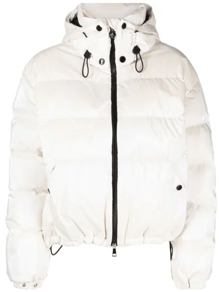 Пуховик Moselotte с капюшоном Moncler, белый