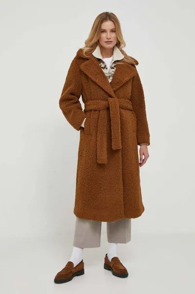 Пальто Sisley, коричневый