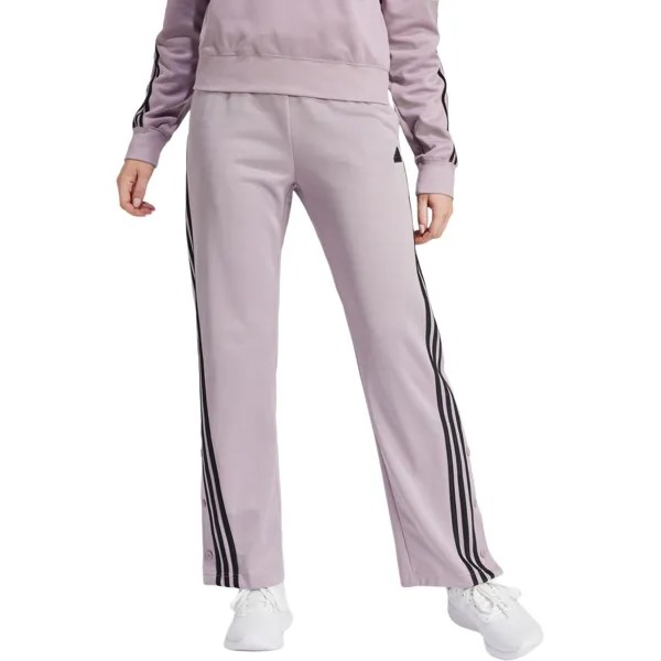 Трикотажные спортивные штаны женские сиреневые Adidas