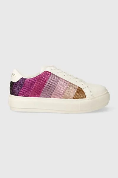 Кроссовки Laney Stripe с кристаллами Kurt Geiger London, мультиколор