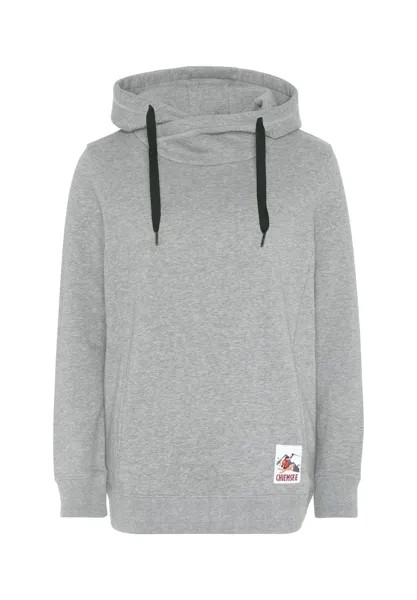 Худи с нашивкой-логотипом горы CHIEMSEE, цвет Neutral Gray Melange