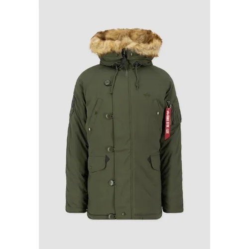 Парка ALPHA INDUSTRIES Explorer Parka, размер M, зеленый