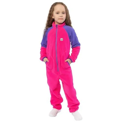 Термокомбинезон UKI KiDS, размер 110, фиолетовый, розовый