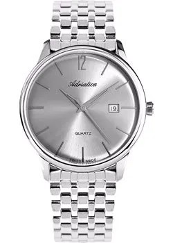 Швейцарские наручные  мужские часы Adriatica 8254.5157Q. Коллекция Premiere