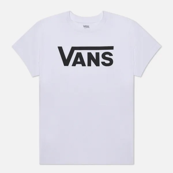 Женская футболка Vans Flying V Crew белый, Размер S