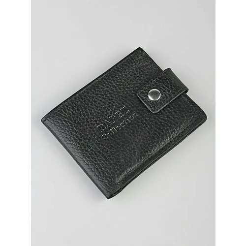 Бумажник BAREZ L-224, фактура зернистая, черный