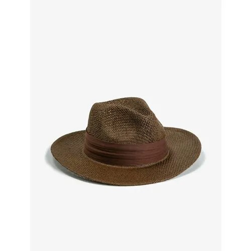 Шляпа KOTON Женская шляпа, размер T, коричневый