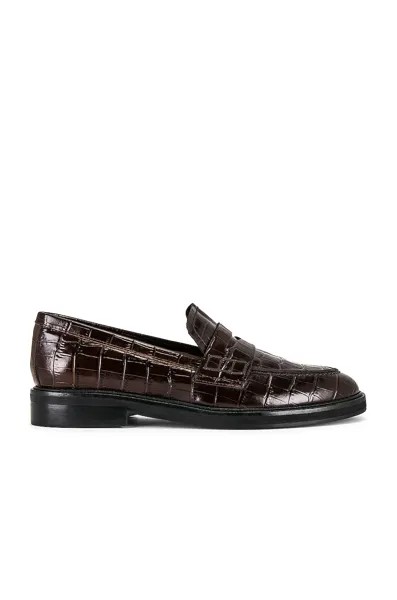 Лоферы Flattered Sara, цвет Brown Croco