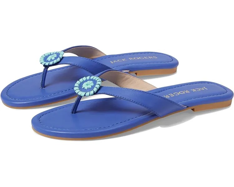 Сандалии Jack Rogers Roxy Flip-Flop, цвет Dark Powder Blue/Turquoise