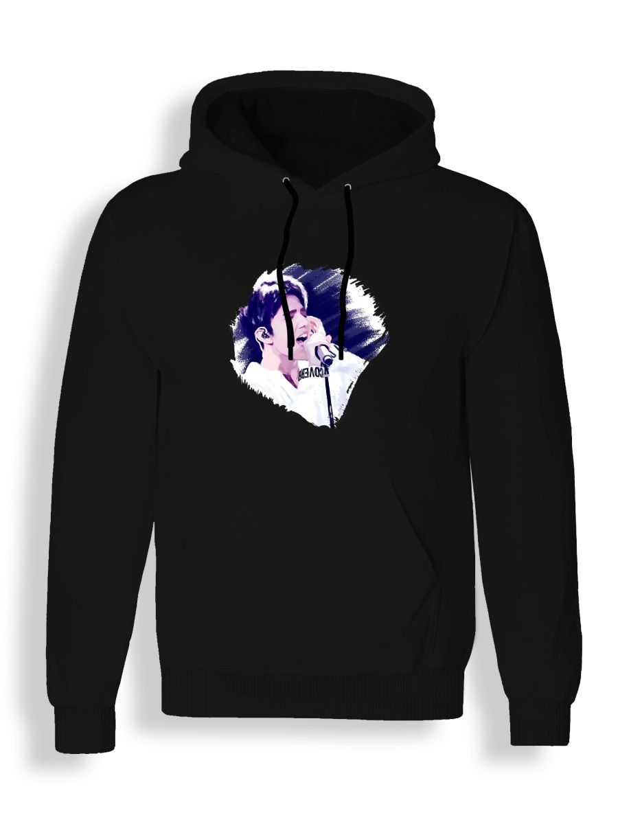 Худи унисекс СувенирShop Димаш Кудайберген/Казахстан 6 черное 3XL