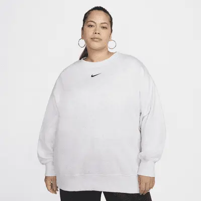 Толстовка Nike Sportswear Phoenix Fleece, цвет Birch Heather/Black