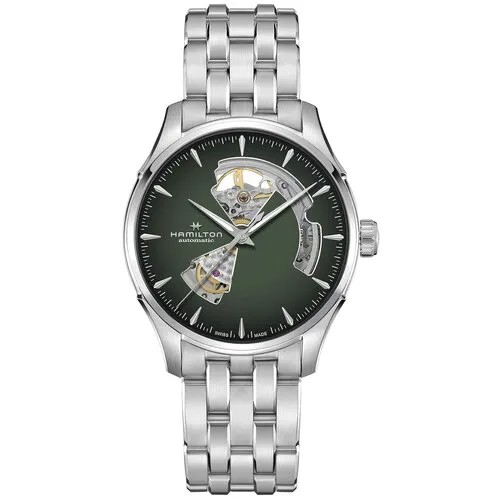 Наручные часы Hamilton Часы Hamilton Jazzmaster Open Heart Auto H32675160, серебряный