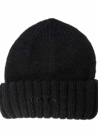 Levi's шапка бини крупной вязки с вышитым логотипом