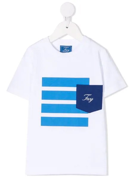 Fay Kids футболка с короткими рукавами и логотипом